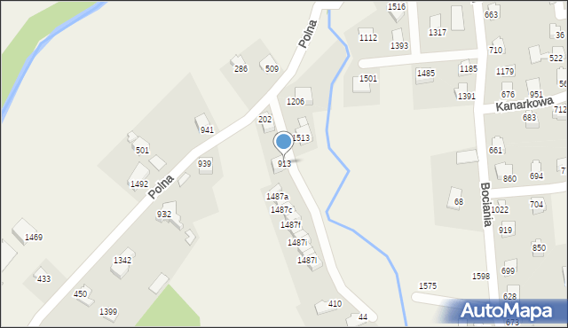 Jasienica, Jasienica, 913, mapa Jasienica