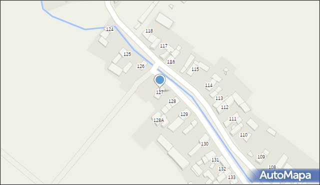 Jasienica Dolna, Jasienica Dolna, 127, mapa Jasienica Dolna