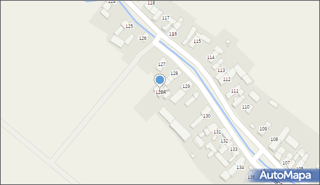 Jasienica Dolna, Jasienica Dolna, 128A, mapa Jasienica Dolna