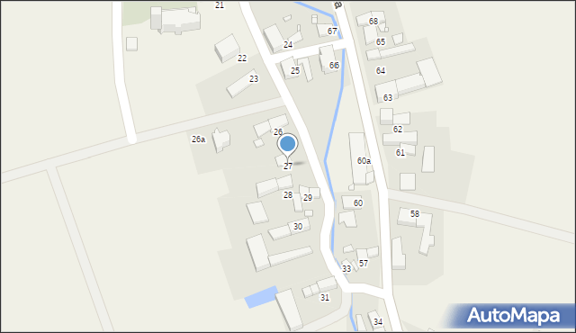 Jasienica Dolna, Jasienica Dolna, 27, mapa Jasienica Dolna