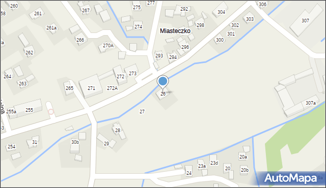 Jasienica Rosielna, Jasienica Rosielna, 26, mapa Jasienica Rosielna