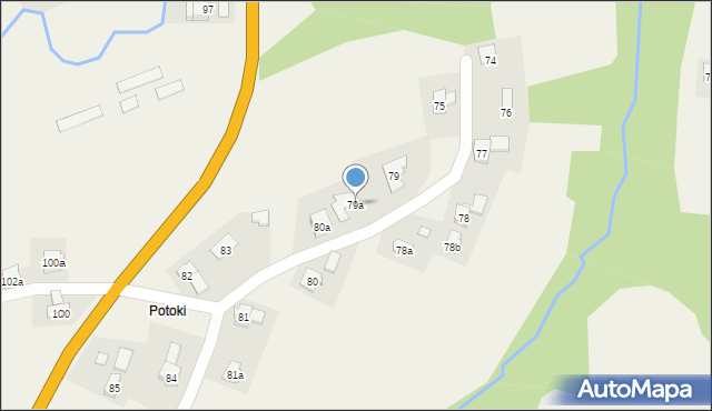 Jasienica Rosielna, Jasienica Rosielna, 79a, mapa Jasienica Rosielna