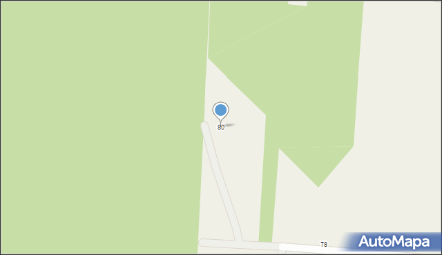 Jasieniec, Jasieniec, 80, mapa Jasieniec