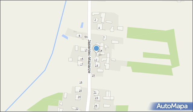 Jasieniec-Maziarze, Jasieniec-Maziarze, 13, mapa Jasieniec-Maziarze