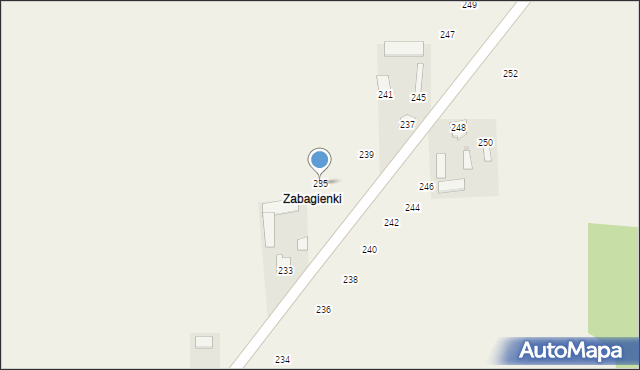 Jasieniec Solecki, Jasieniec Solecki, 235, mapa Jasieniec Solecki