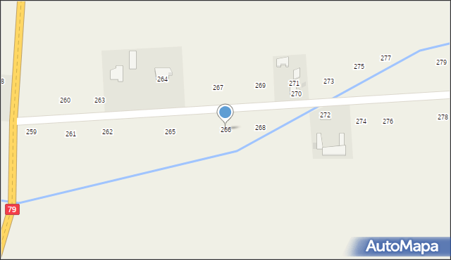 Jasieniec Solecki, Jasieniec Solecki, 266, mapa Jasieniec Solecki