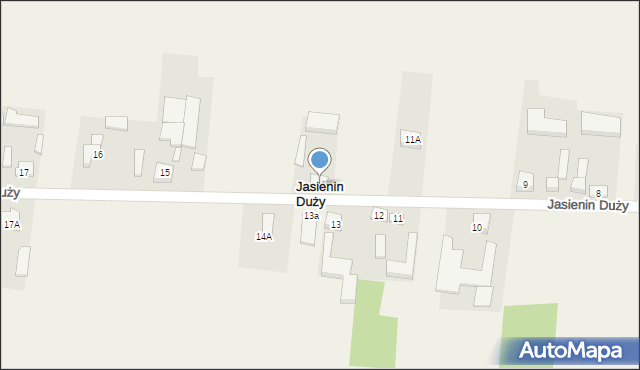 Jasienin Duży, Jasienin Duży, 14, mapa Jasienin Duży