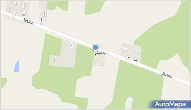 Jasion, Jasion, 6, mapa Jasion