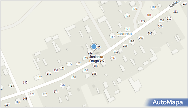 Jasionka, Jasionka, 163, mapa Jasionka