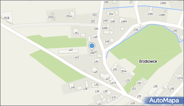 Jasionka, Jasionka, 244, mapa Jasionka
