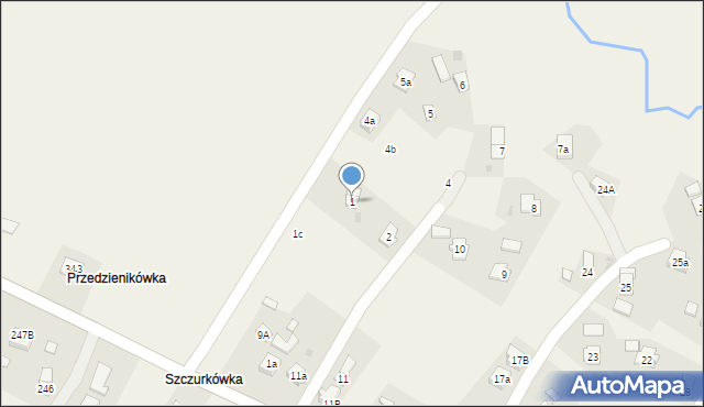 Jasionka, Jasionka, 1, mapa Jasionka