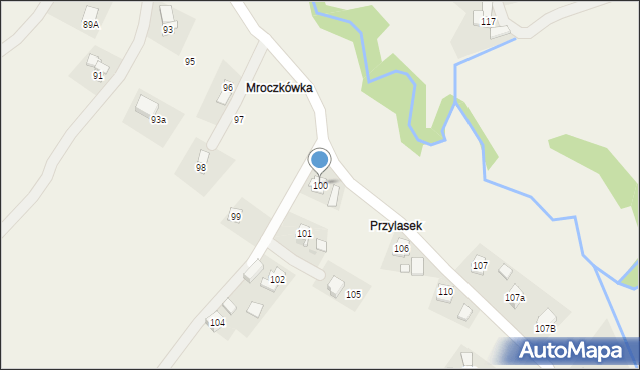 Jasionka, Jasionka, 100, mapa Jasionka