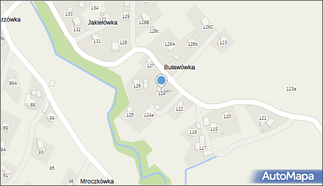 Jasionka, Jasionka, 124, mapa Jasionka