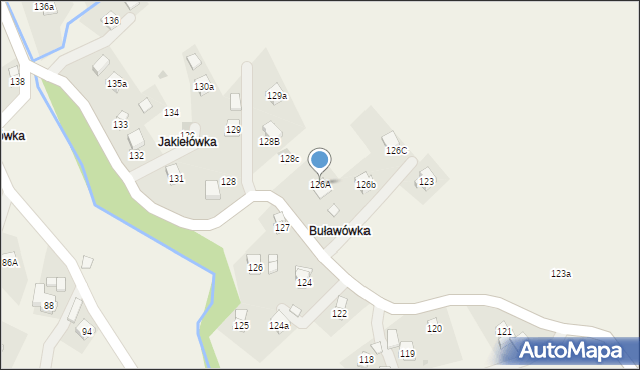 Jasionka, Jasionka, 126A, mapa Jasionka