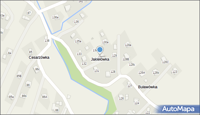 Jasionka, Jasionka, 130, mapa Jasionka