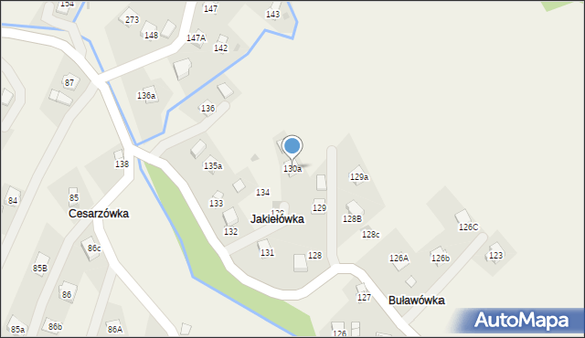 Jasionka, Jasionka, 130a, mapa Jasionka