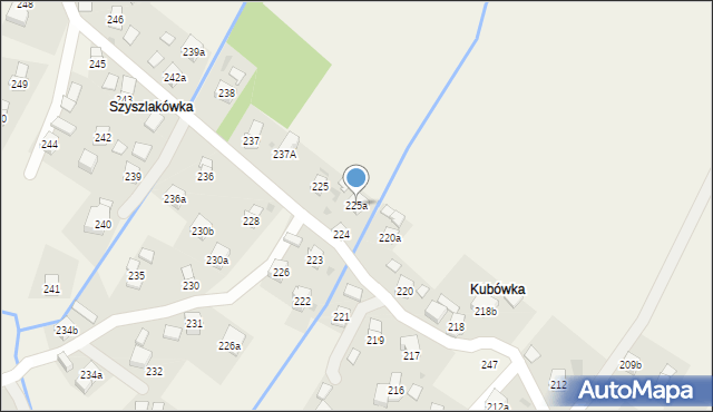 Jasionka, Jasionka, 225a, mapa Jasionka