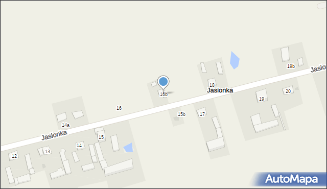 Jasionka, Jasionka, 16b, mapa Jasionka