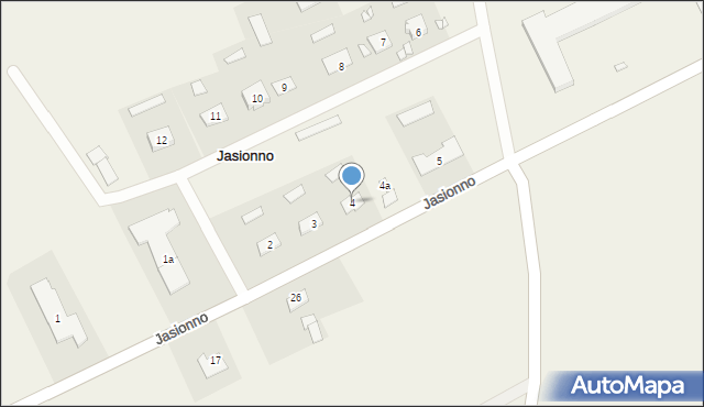 Jasionno, Jasionno, 4, mapa Jasionno