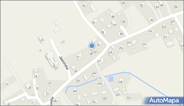 Jasionów, Jasionów, 26, mapa Jasionów