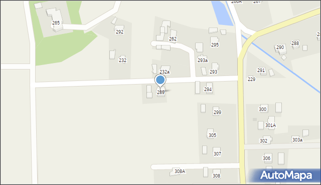 Jasionów, Jasionów, 289, mapa Jasionów