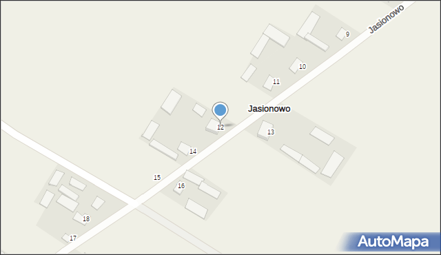 Jasionowo, Jasionowo, 12, mapa Jasionowo