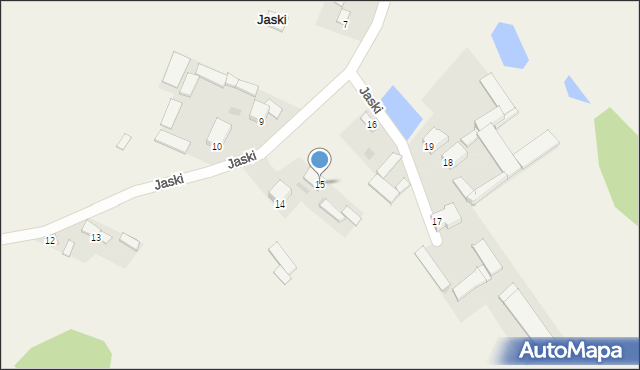 Jaski, Jaski, 15, mapa Jaski