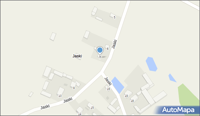 Jaski, Jaski, 7, mapa Jaski