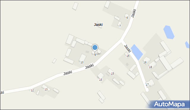 Jaski, Jaski, 9, mapa Jaski