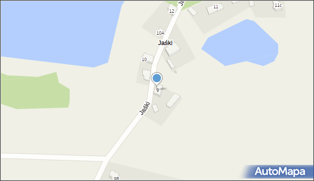 Jaśki, Jaśki, 9, mapa Jaśki