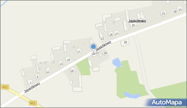 Jaskółowo, Jaskółowo, 24, mapa Jaskółowo