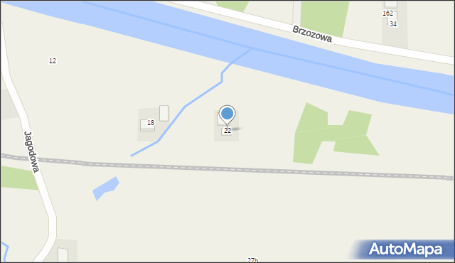 Jaśkowice, Jagodowa, 22, mapa Jaśkowice