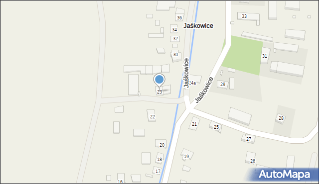 Jaśkowice, Jaśkowice, 23, mapa Jaśkowice