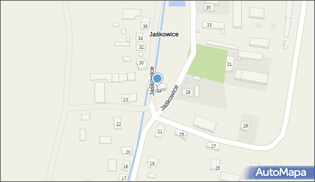 Jaśkowice, Jaśkowice, 24a, mapa Jaśkowice