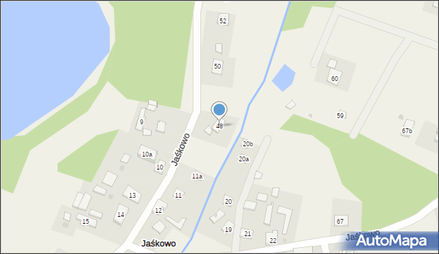 Jaśkowo, Jaśkowo, 48, mapa Jaśkowo