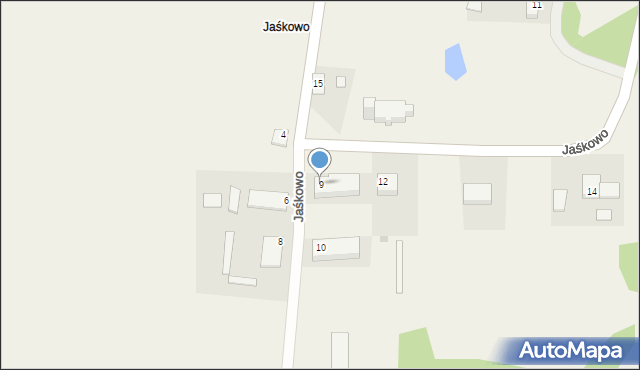 Jaśkowo, Jaśkowo, 9, mapa Jaśkowo