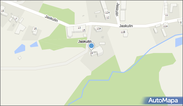 Jaskulin, Jaskulin, 14, mapa Jaskulin