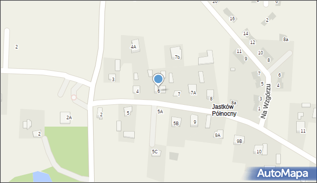 Jastków, Jastków, 6, mapa Jastków