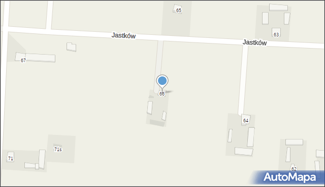 Jastków, Jastków, 66, mapa Jastków