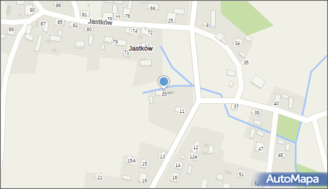 Jastków, Jastków, 10, mapa Jastków