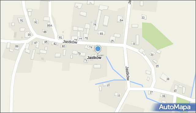 Jastków, Jastków, 70, mapa Jastków