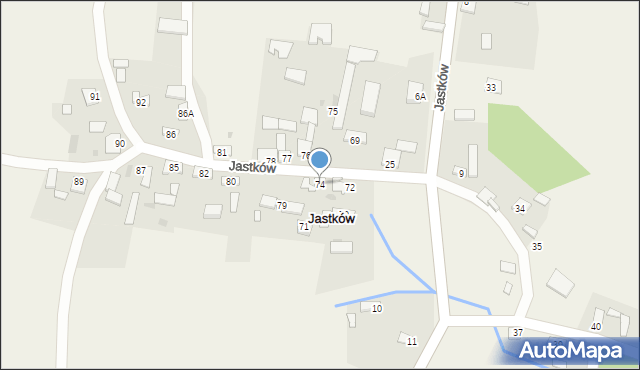 Jastków, Jastków, 74, mapa Jastków