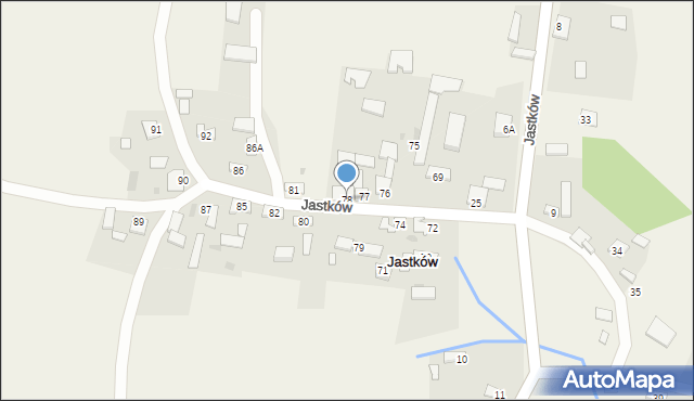 Jastków, Jastków, 78, mapa Jastków