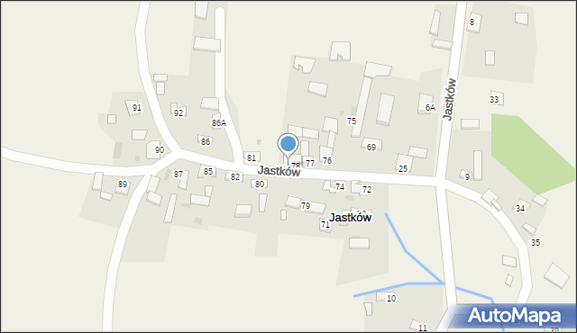 Jastków, Jastków, 78A, mapa Jastków