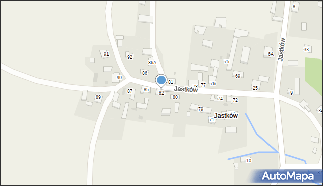 Jastków, Jastków, 82, mapa Jastków