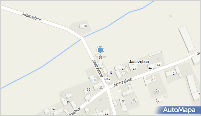 Jastrzębce, Jastrzębce, 39, mapa Jastrzębce