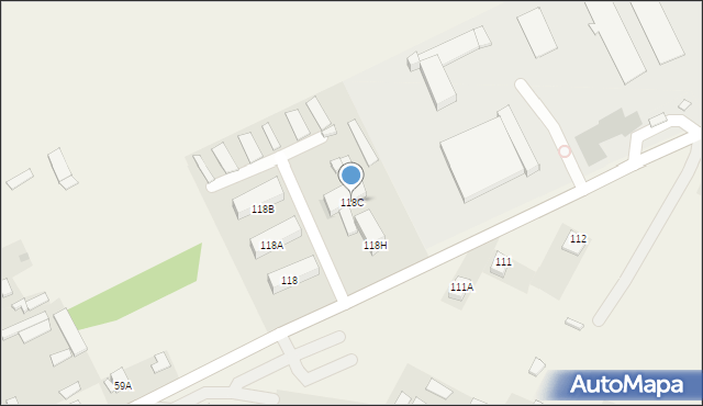 Jastrzębia, Jastrzębia, 118C, mapa Jastrzębia