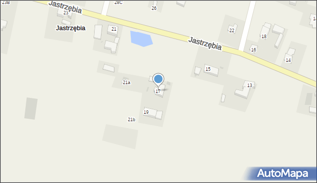 Jastrzębia, Jastrzębia, 17, mapa Jastrzębia