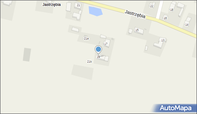 Jastrzębia, Jastrzębia, 19, mapa Jastrzębia