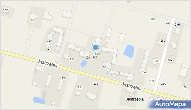 Jastrzębia, Jastrzębia, 30a/2, mapa Jastrzębia